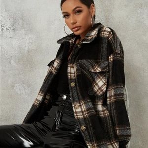 New Missguided shacket shirt jacket